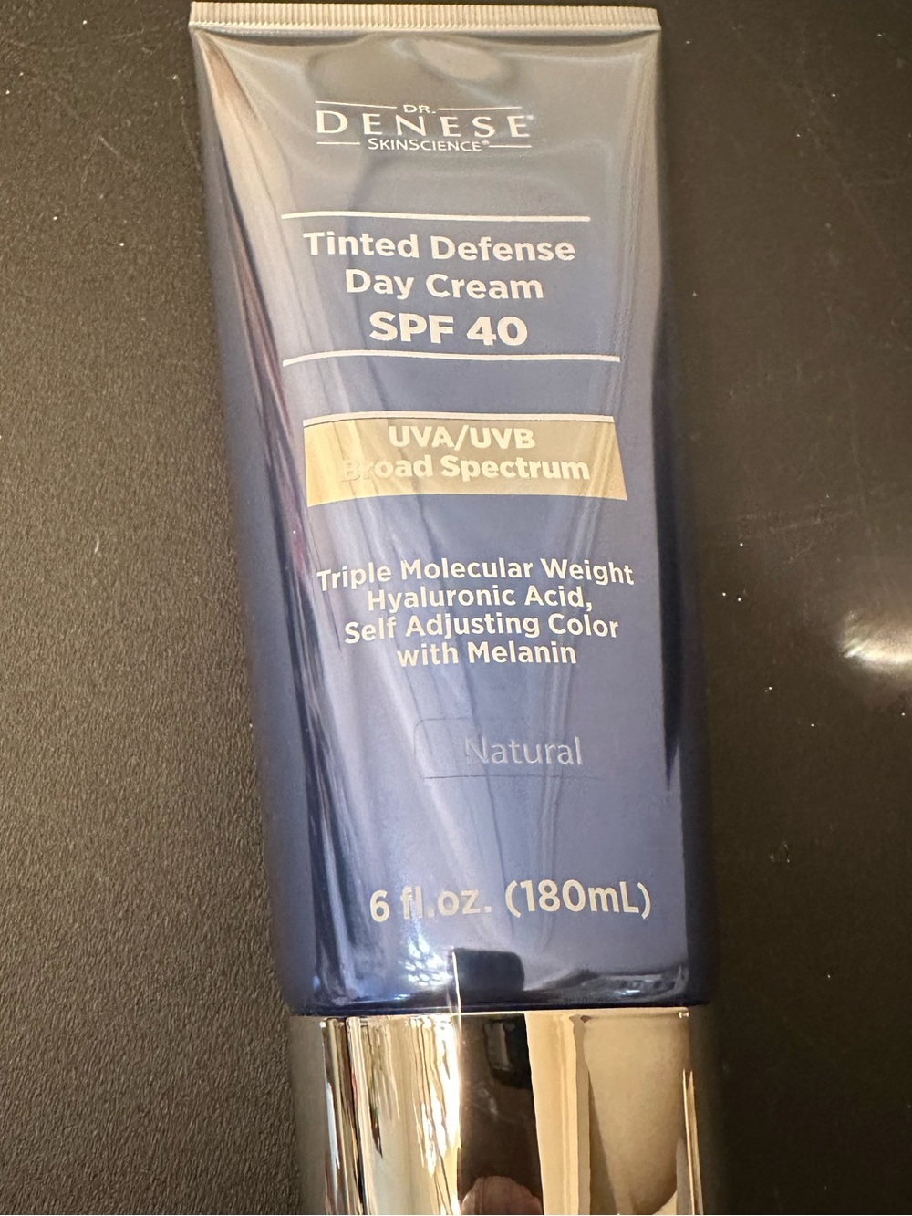 Dr Denese Skin Science Tinted Defense Daycream Natural SPF 40. 6 Fl oz